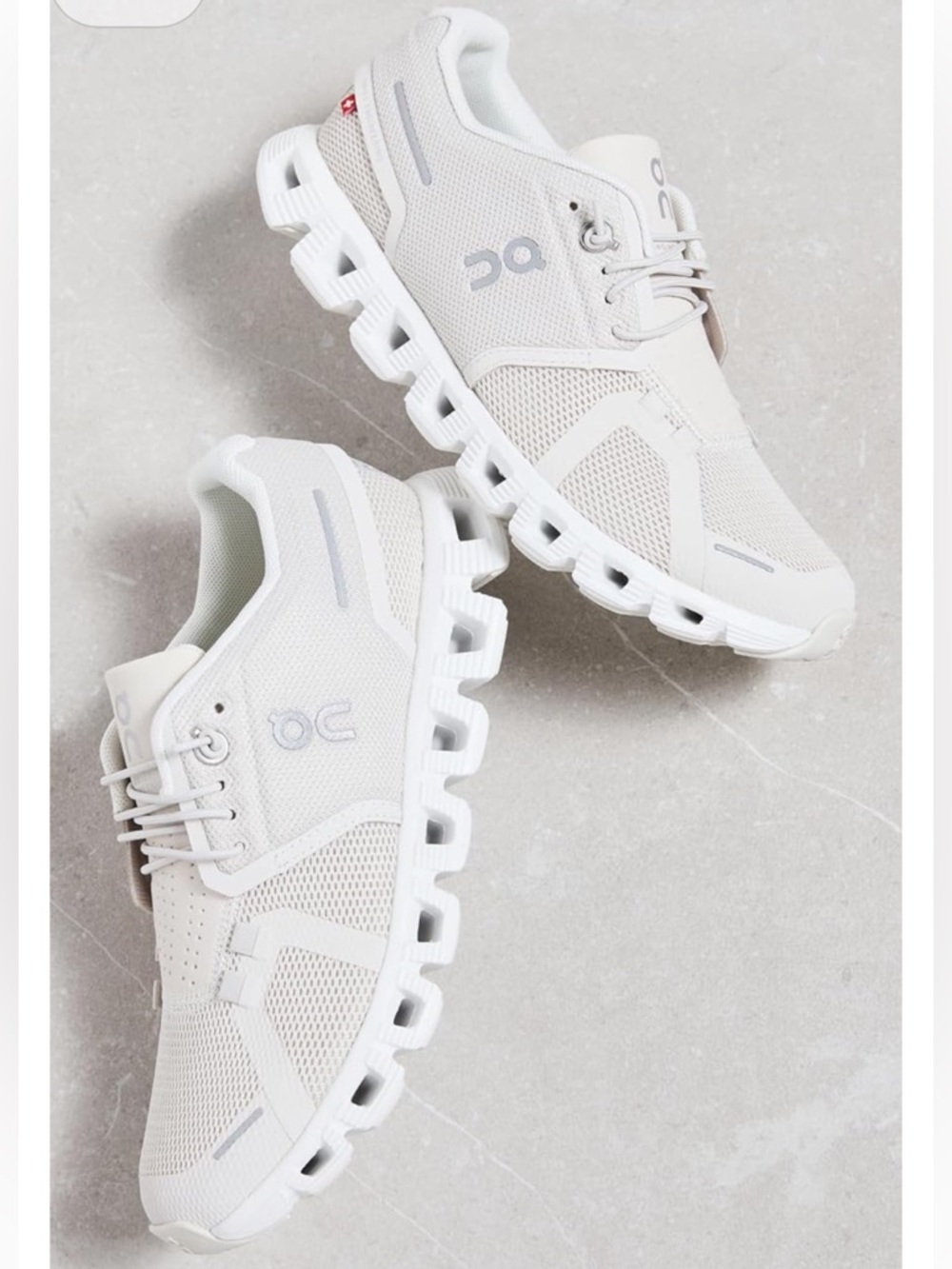 On Cloud 5 Pearl/White Womens 9.5